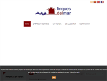 Tablet Screenshot of finquesdelmar.com